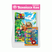 DINO ROAR ลากเส้นต่อจุดและกิจกรรมเสริมทักษะ + ชุดรถก่อสร้างไดโนเสาร์